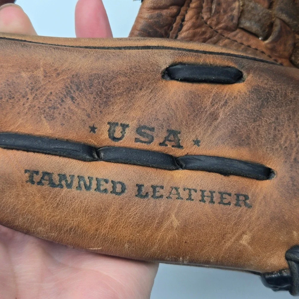 Easton Baseball Glove NAT70 12-3/4" RHT Natural Series Genuine Tanned Leather - Picture 9 of 15